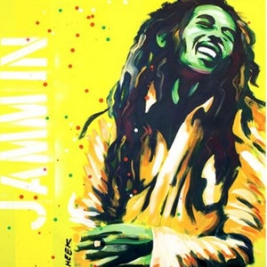 Bob Marley,Pop Art,Canvas Art 12 x14 Music,Jazz,Black Art,African American Art. image 2