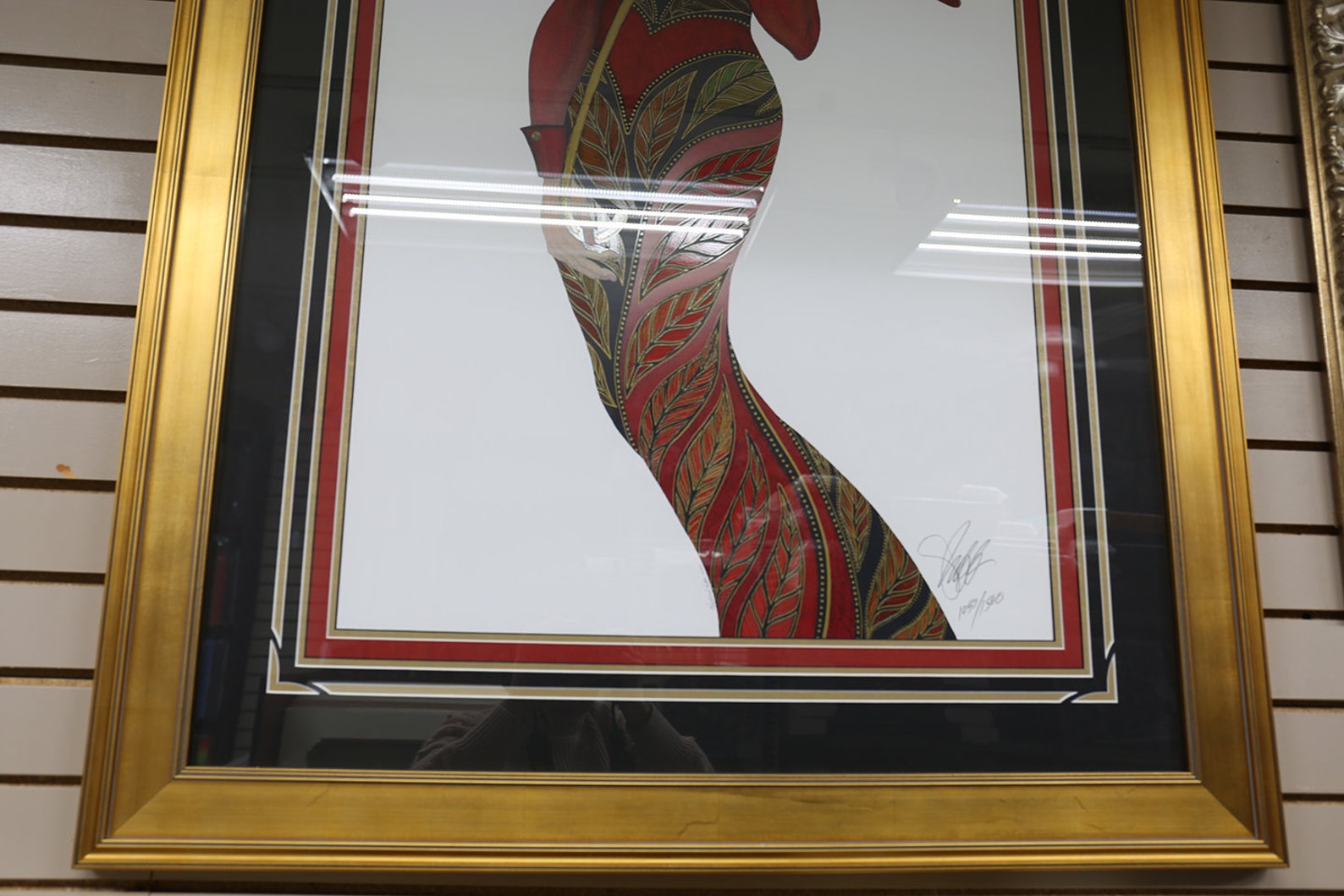 The Red Umbrella By Charles Bibbs limited Edition Framed Etsy