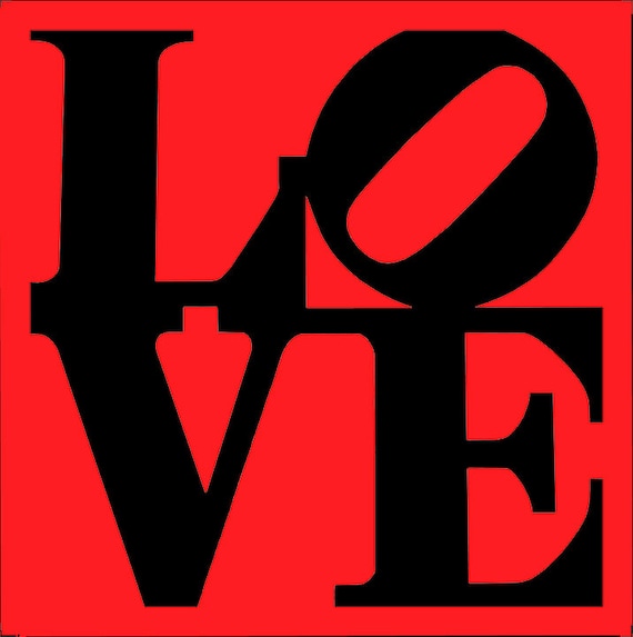 Love Pop Art Canvas - Etsy