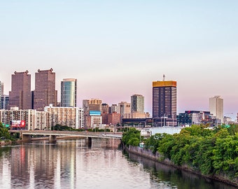 Photography Canvas Art of Philadelphia’s  Skyline From SpringGarden Bridge (20x60) Panoramic,Photo.