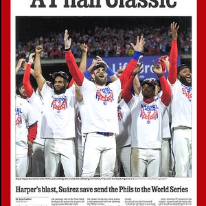 National League Champions Classic 11&#39;&#39; x22&#39;&#39; Giclee On Canvas