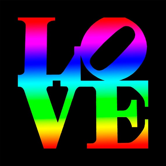 Love Pop Art Canvas - Etsy