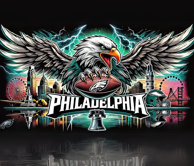 Philadelphia Eagles Is Giclee on Canvas