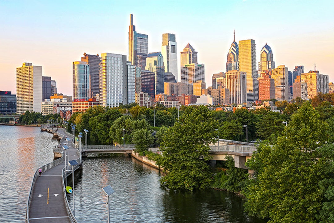 Photography Art of Philadelphia Skyline ,canvas Art,gallery Wrapped, - Etsy