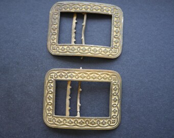 Vintage Motion East Textured Belt Gold Buckle Bead-like  display picture 3