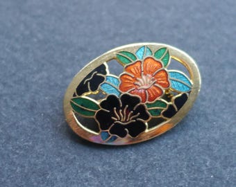 蝶モチーフ　デビットアンデルセン　ブローチ ぶどう- 七宝焼ブローチ - 七宝焼の工房Uncle Z(アンクル