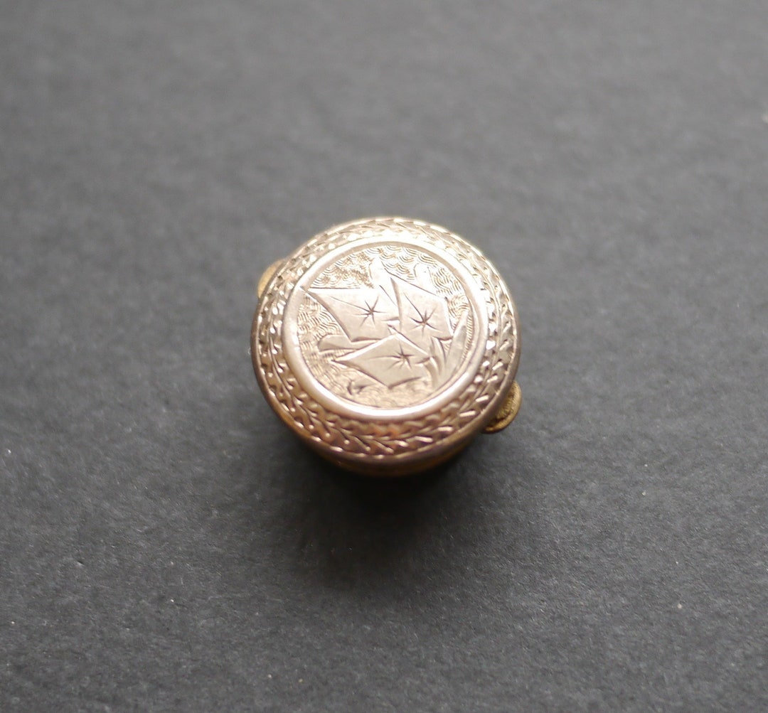Victorian Spring Back West's Patent Solitaire Cufflink - Etsy