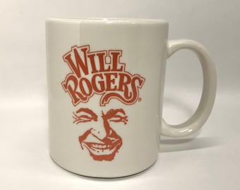 Vintage Frankoma Inspired Design ~ Oklahoman Will Rogers Coffee Cup Mug