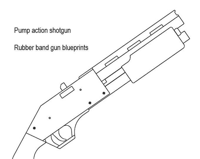 Дробовик из дерева чертежи