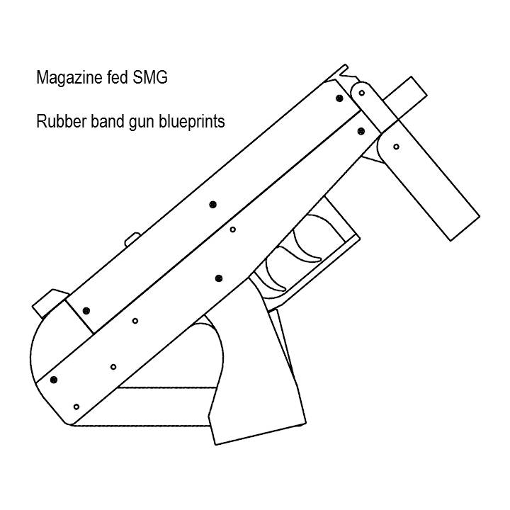 Magazine Fed Rubber Band Gun Plans Etsy