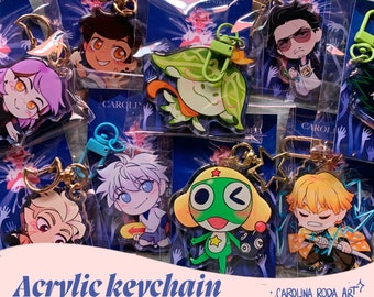 Acrylic Keychain of your favorite animated characters