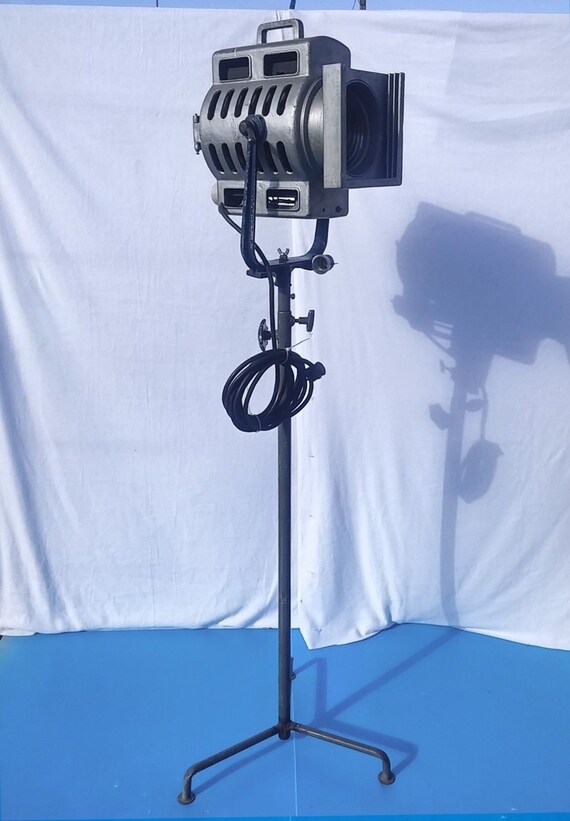 Old Vintage Reflector Floor Lamp Stage Tripod Reflector Studio Floor Lamp