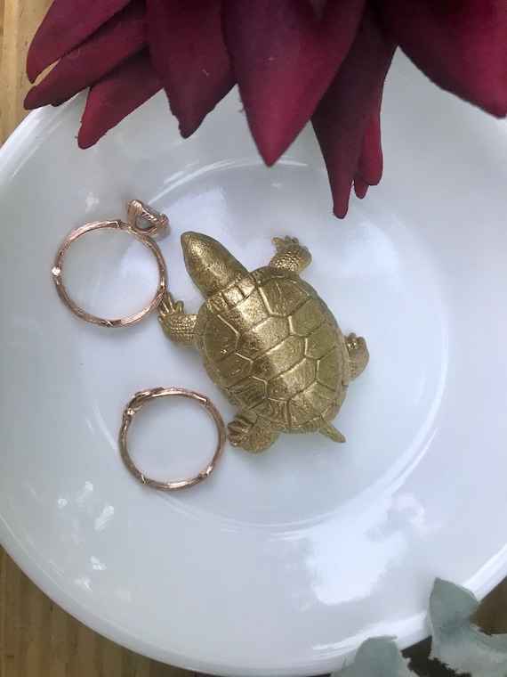 Turtle Ring Holder Animal Jewelry Holder Catch All Jewelry Etsy