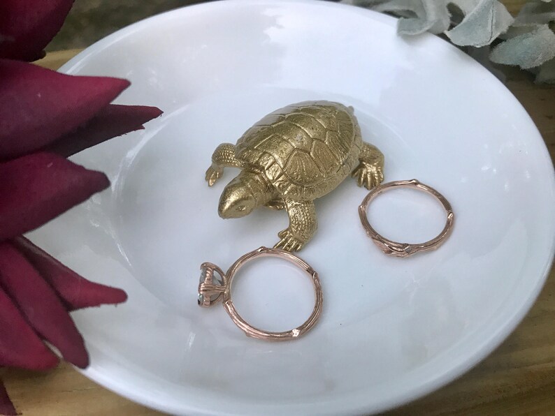 Turtle Ring Holder Animal Jewelry Holder Catch All Jewelry Etsy