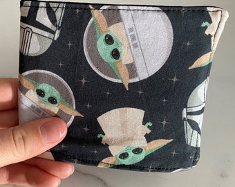 Mandalorian & Grogu Handmade Tween Teen Wallet