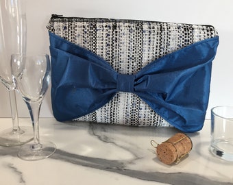 Clutch Bag with Large Bow Feature