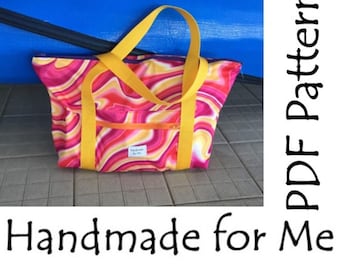 The Jodi Swim Bag 4 versions in one PDF Sewing Pattern