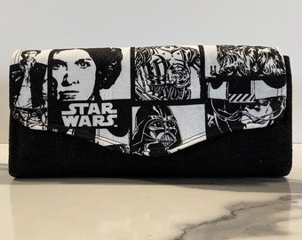 Large Women's Purse with Classic Star Wars Print