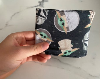 Mandalorian & Grogu Handmade Tween Teen Wallet