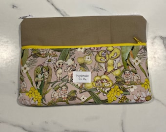 May Gibbs Gumnut Babies iPad Laptop Wallet, Sleeve holder Australian