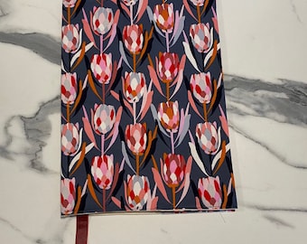 Waratah Protea Removeable Reusable Book Cover