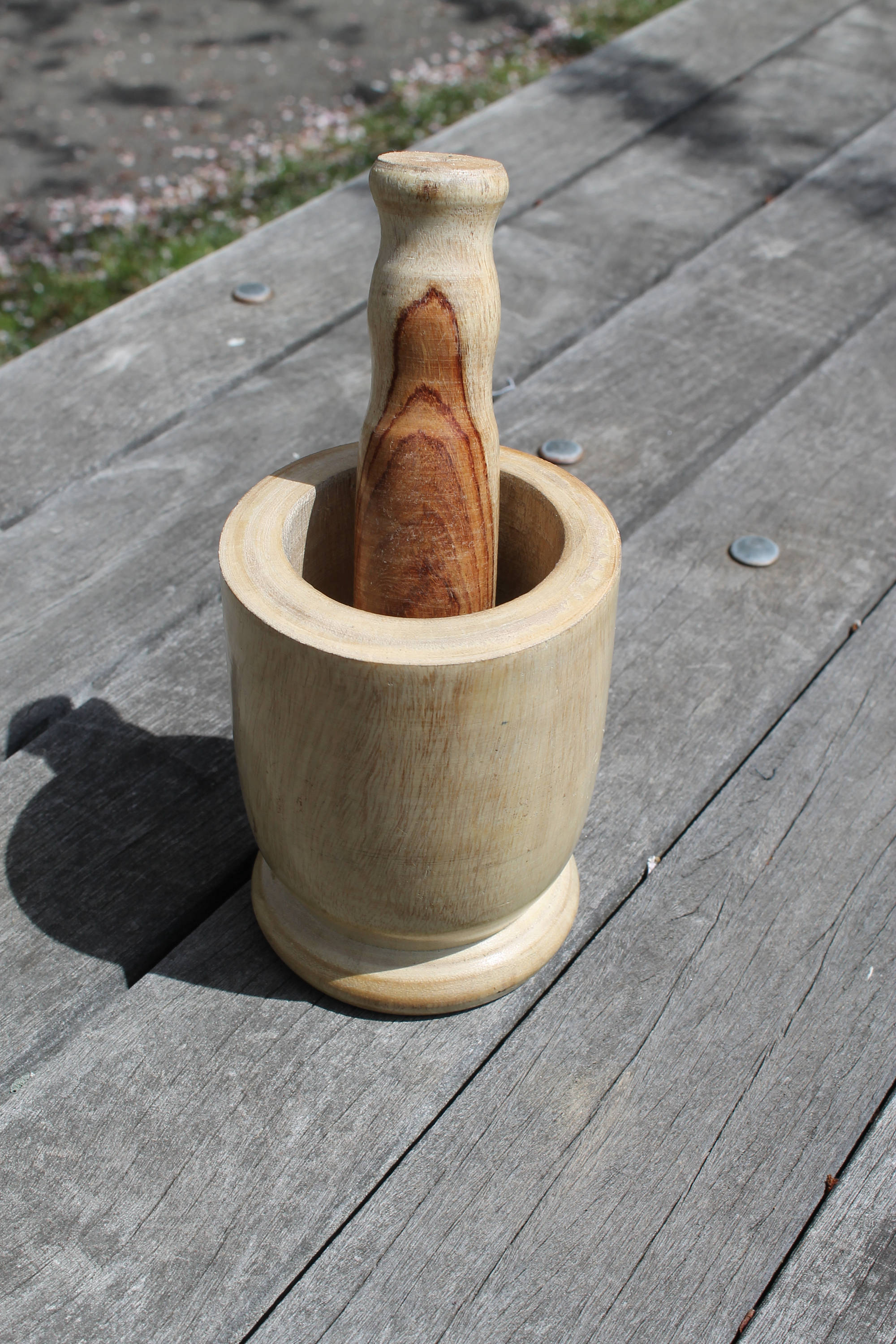 Christmas Gift Gifts for Him Mortar and Pestle Wood Mortar Etsy UK