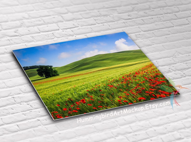 Download 8x10 Metal Print Mockup 5:4 Ratio Mock Up Template 20x25 ...