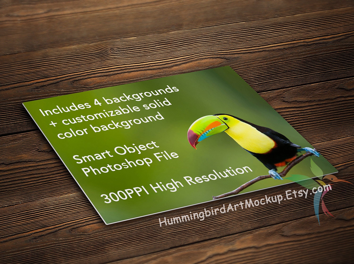 Download Metal Print Mockup 3D 5:7 Ratio 5x7 Smart Object Mock Up ...