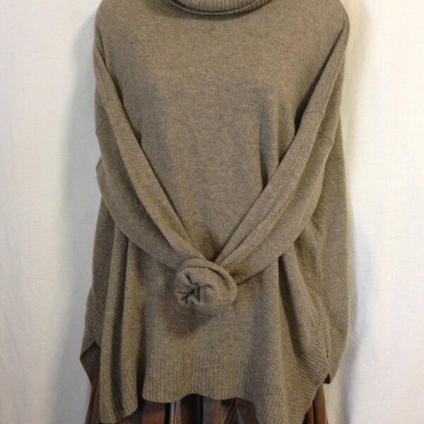 cashmere sweater, Ann Taylor, cashmere, cowl neck sweater, size L