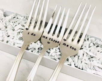 Wedding forks, i do, me too, me three.