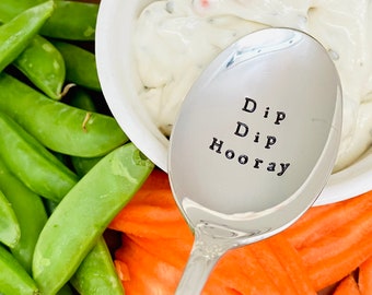 Dip Dip Hooray, vintage dip serving spoon