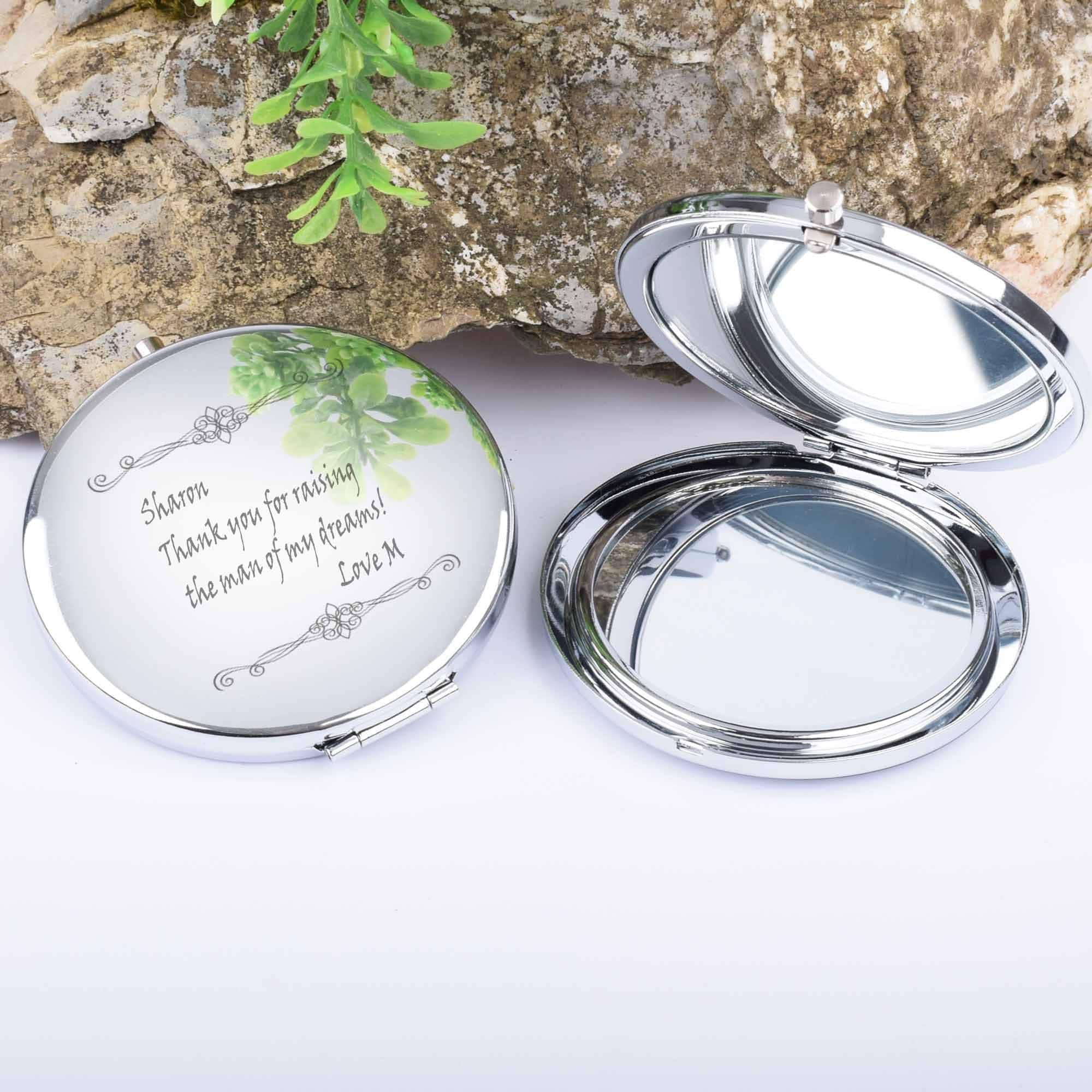 Compact Mirror Personalize Engraved Pocket Mirror Purse Mirror - Etsy