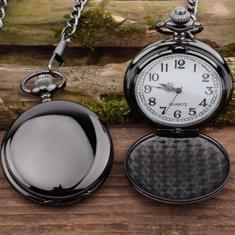 Pocket Watch Wedding Personalized Men Gift Custom Pocket Watch Etsy