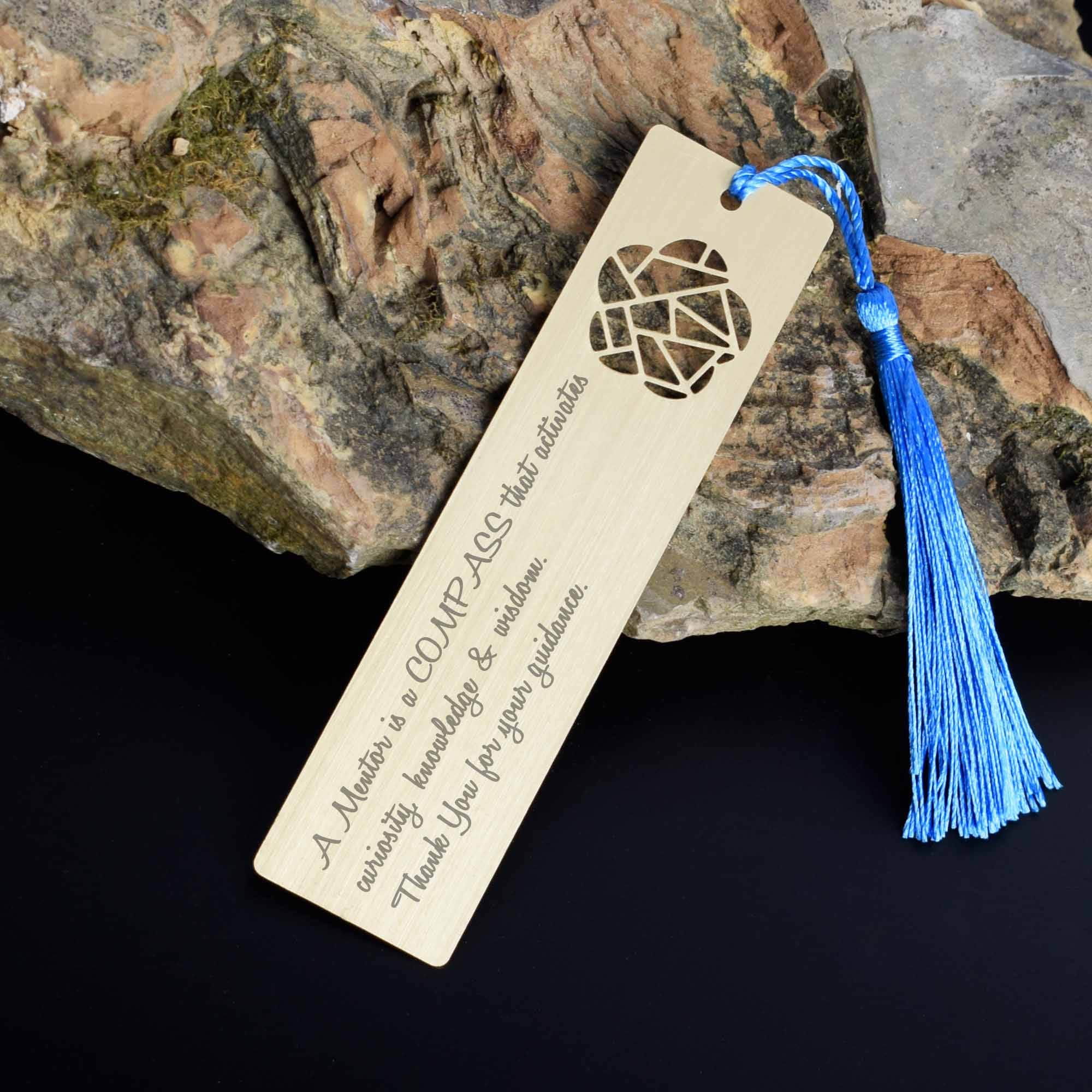 Metal Bookmark Personalized Copper Design Your Own Engraved Etsy UK