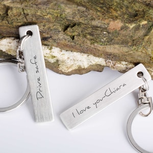 Personalized Keychain Custom Keychain Men’s Keychain Engraved Keychain Anniversary Gift For Boyfriend Husband Gift For Men