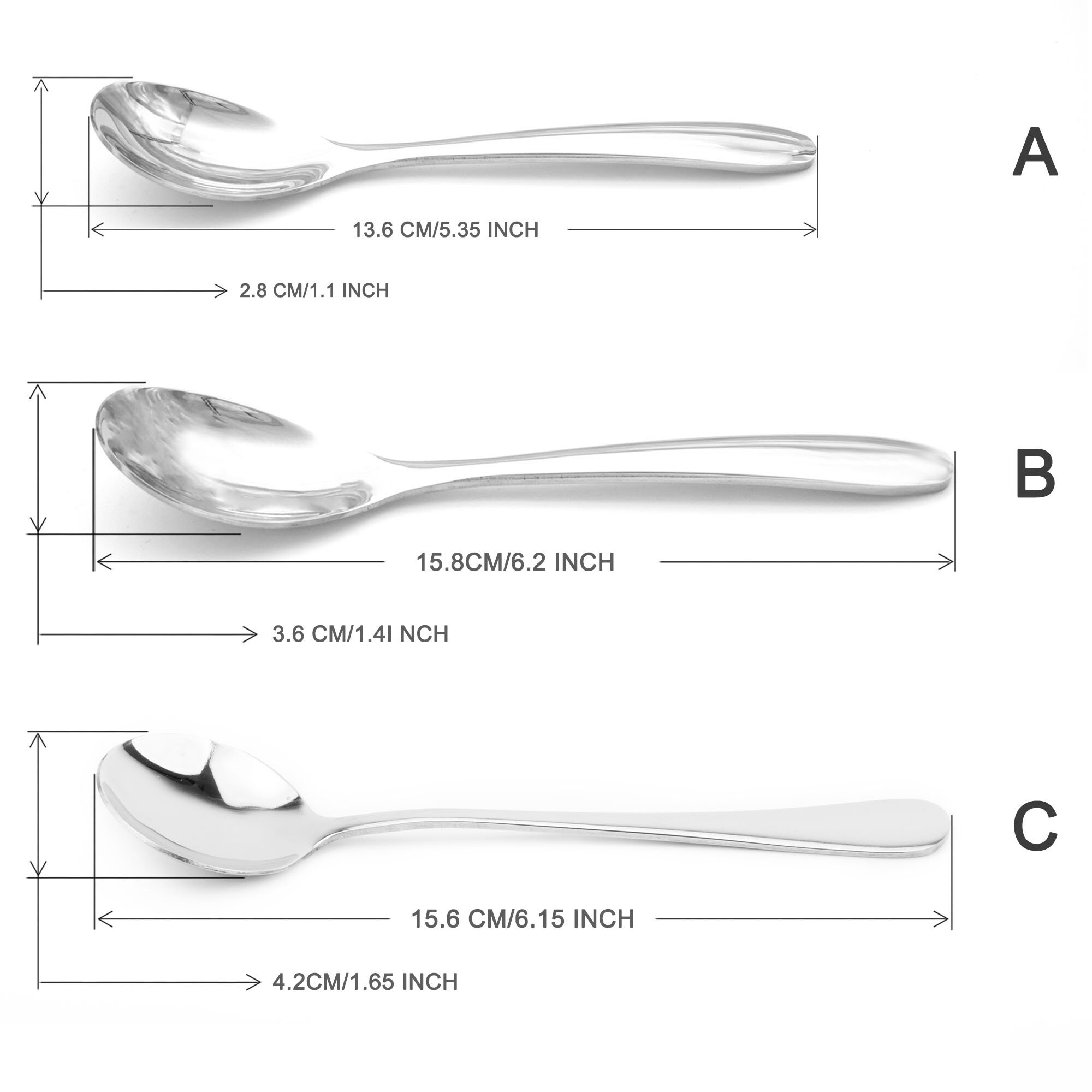 Serving Spoon Stainless Custom Name Dessert Spoon Small Etsy