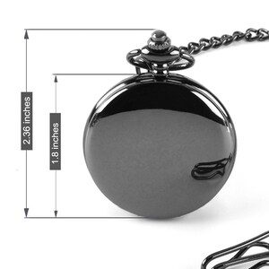 size of pocket watch