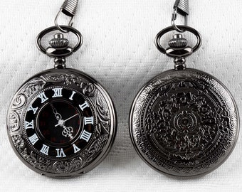 Pocket Watch Personalized Gift Custom Pocket Watch - Birthday Gift wedding gift - Pocket Watch Monogram Gift Men