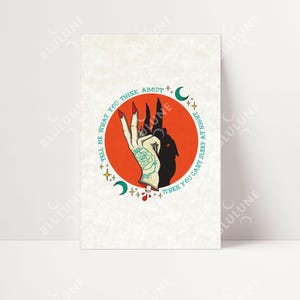 Shadow Puppets Poster - Traditional Tattoo Art