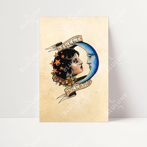 Sweet Dreams Poster - Traditional Tattoo Art