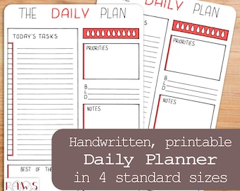 printable project planner bullet journal a5 planner inserts etsy