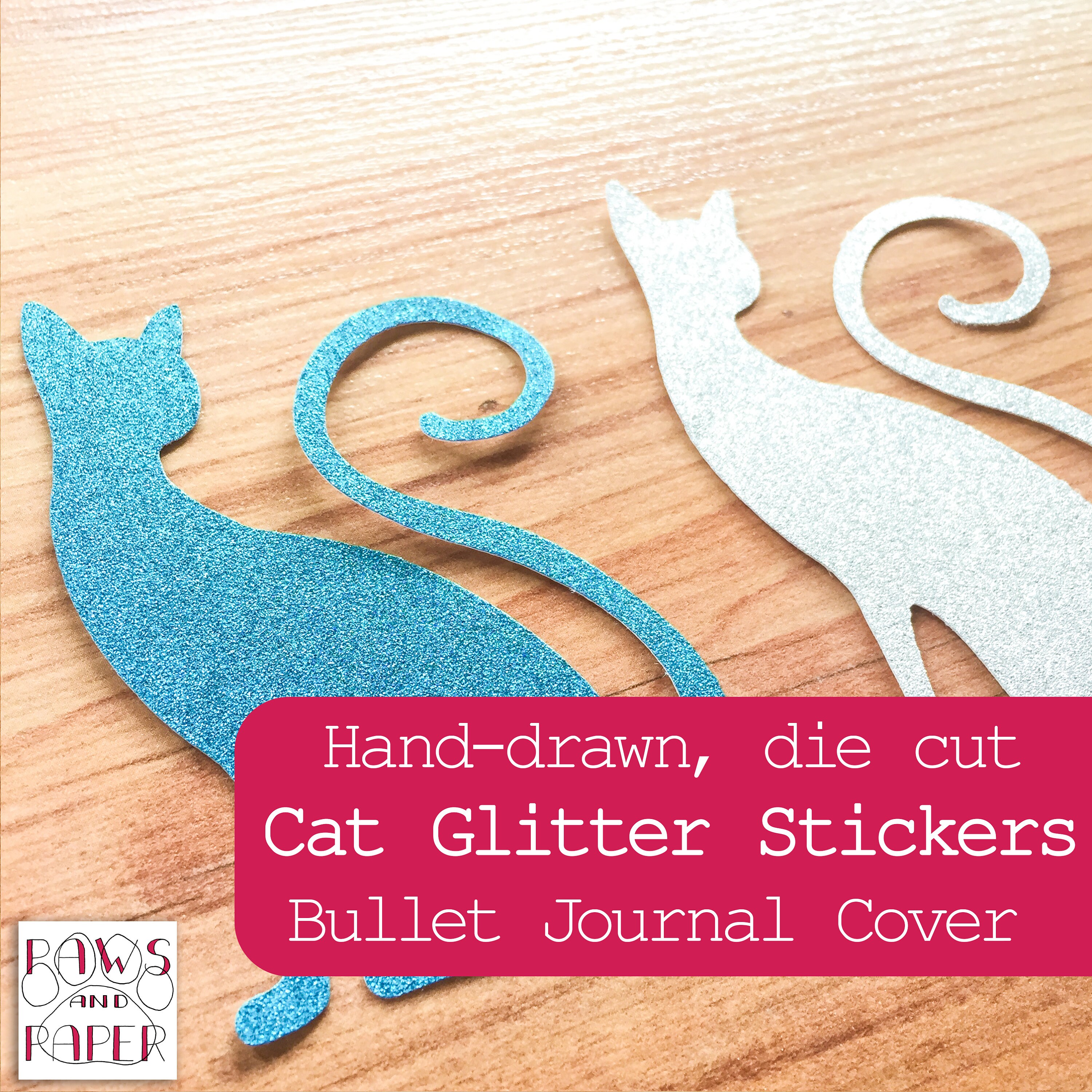 cat sticker bullet journal