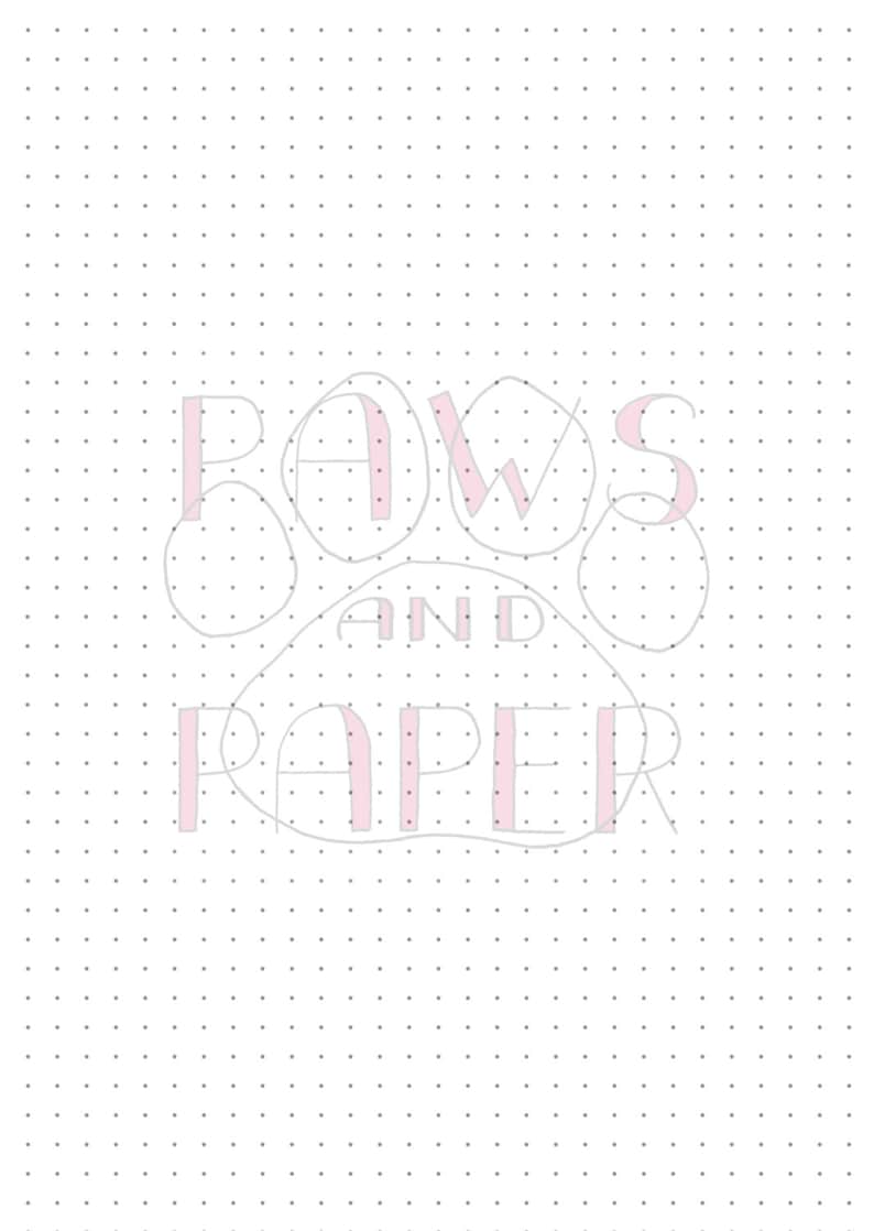 Printable Dot Grid Paper A5 Planner Insert Rhodia-Style 5mm | Etsy