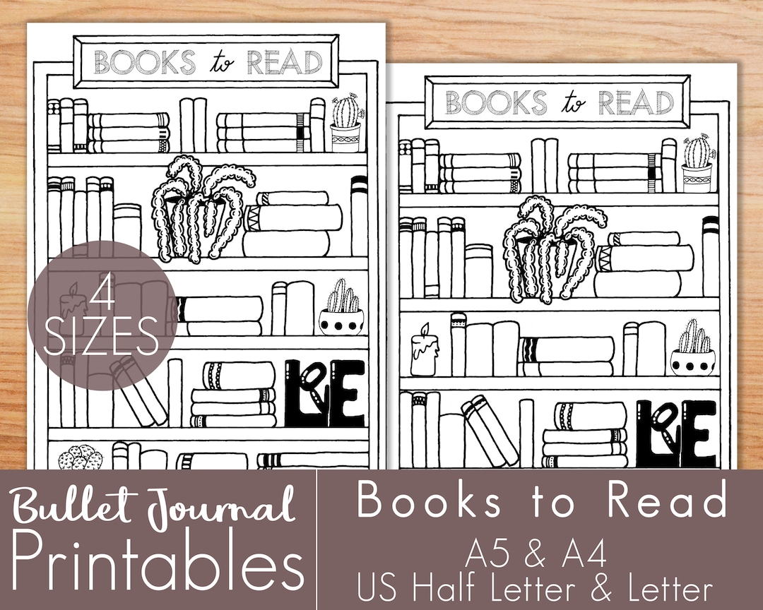 Books Printable, Books to Read, Reading Planner, Reading Tracker, Books ...
