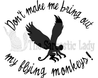 Download Flying Monkey Svg Etsy