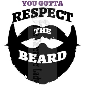 Respect the Beard SVG