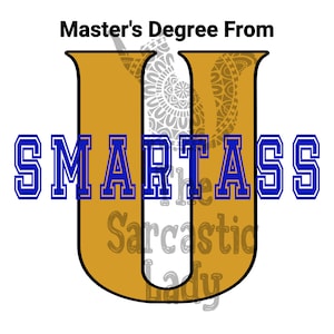 Master-Abschluss von Smartass U SVG