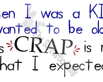 When I Was A Kid Etsy