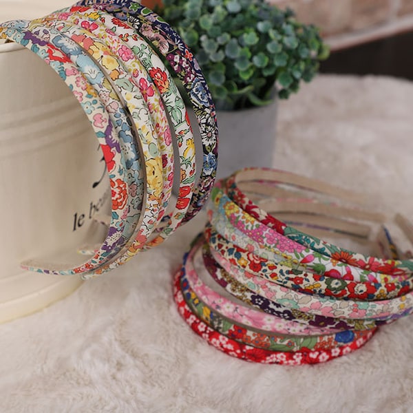 Headband,Liberty fabric Headband,Hard Headband,Hair Accessoies,Liberty Fabric covered Headband for girls women,Fabric Hard Headbands