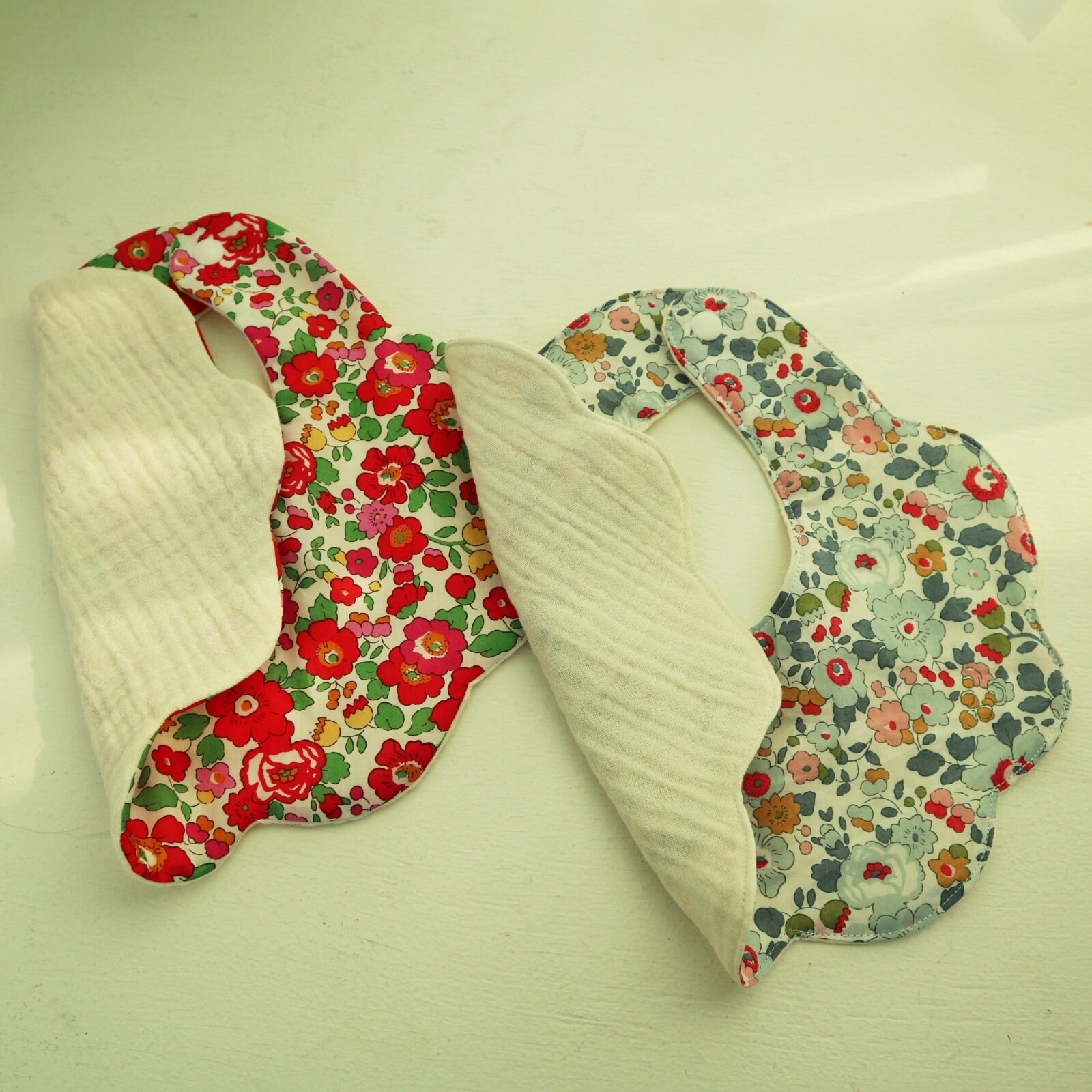 Liberty Fabric Baby Bibliberty Baby Bibliberty of London Etsy